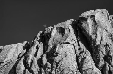 St. Stefano Island (Maddalena), aşınmış kayalar