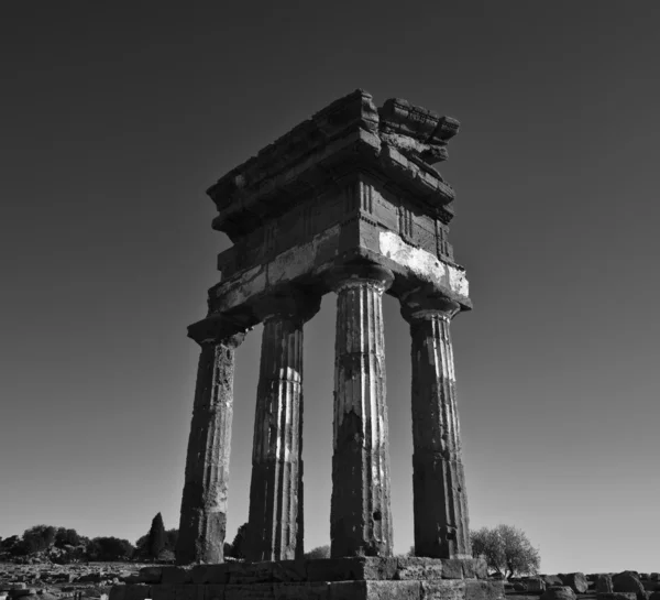 Castore e Polluce Temple (Templo Hera ) — Fotografia de Stock