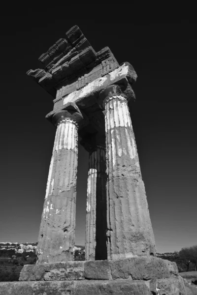 Castore e Polluce Temple (Templo Hera ) — Fotografia de Stock