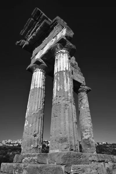 Castore and Polluce Temple (Hera Temple) — Stock Photo, Image