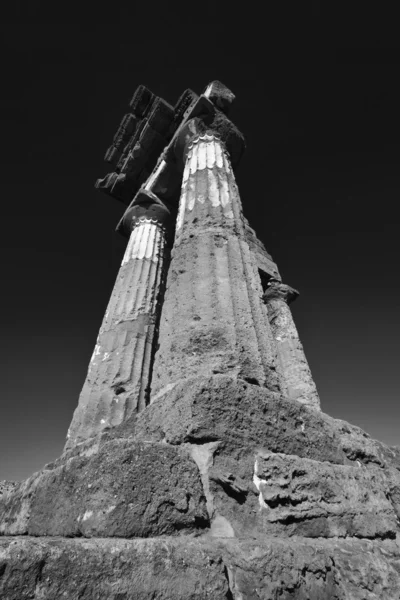 Castore and Polluce Temple (Hera Temple) — Stock Photo, Image