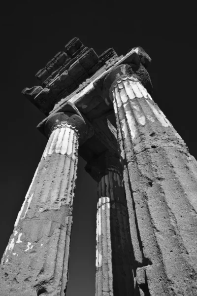 Castore a Polluce chrám (Hera chrám) — Stock fotografie