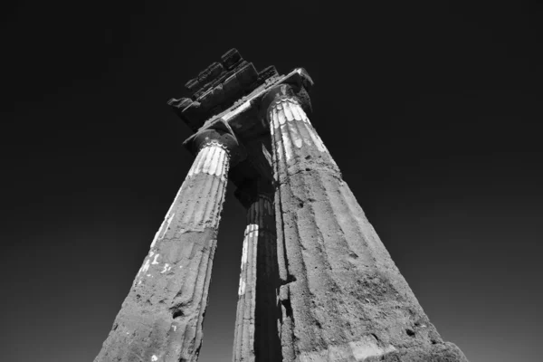 Castore e Polluce Tempio (Tempio di Hera ) — Foto Stock