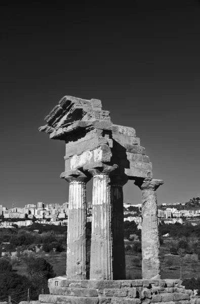 Castore en Polluce tempel (Hera tempel) — Stockfoto