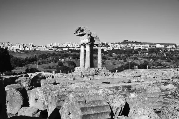 Castore ve Polluce Tapınağı (Hera Temple) — Stok fotoğraf