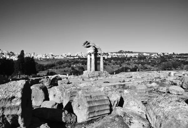 Castore en Polluce tempel (Hera tempel) — Stockfoto