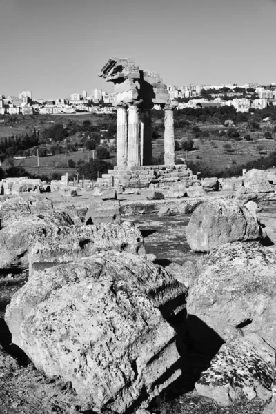 Castore ve Polluce Tapınağı (Hera Temple) — Stok fotoğraf