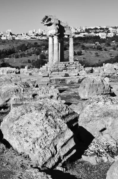 Castore och Polluce templet (Hera templet) — Stockfoto