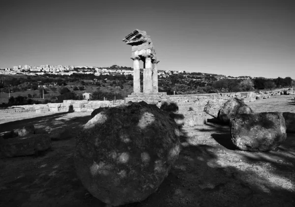 Castore e Polluce Temple (Templo Hera ) — Fotografia de Stock