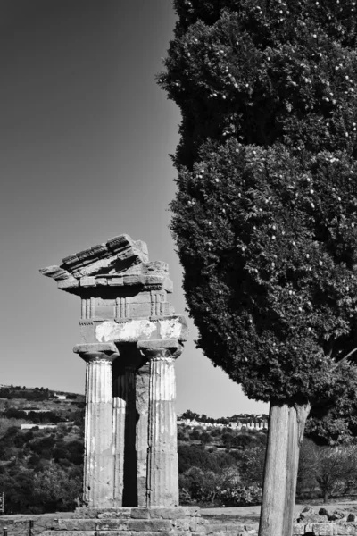 Castore en Polluce tempel (Hera tempel) — Stockfoto