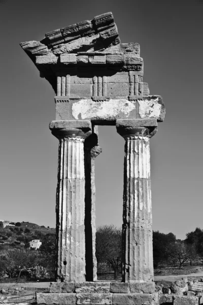 Griechische Tempel Tal, Castore und Verschmutzungstempel — Stockfoto