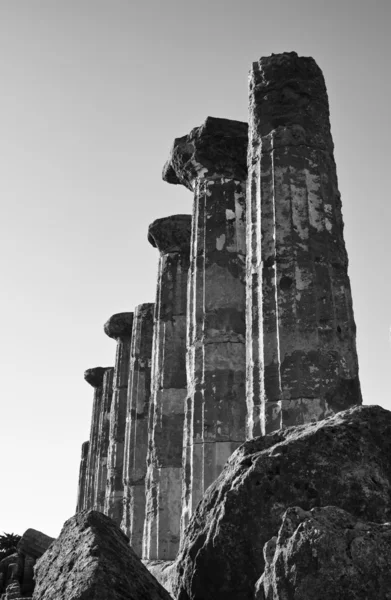 Columnas del templo de Hércules — Foto de Stock