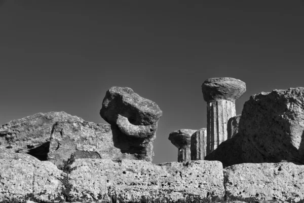 Tempel van Hercules kolommen — Stockfoto