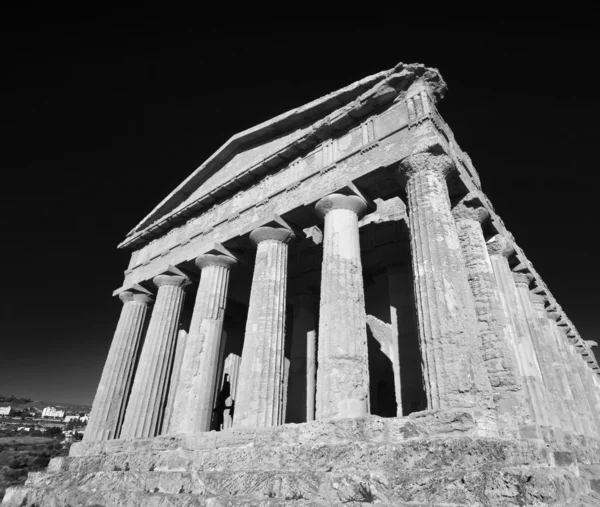 Greek Temples Valley, The Concord Temple — Stock Photo, Image