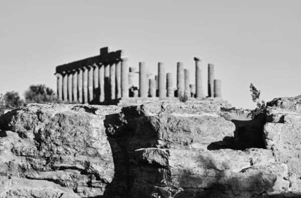 Greske templer, Juno-tempelet – stockfoto