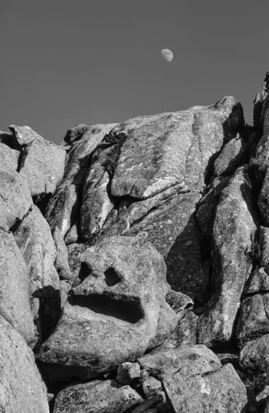 St. Stefano Island, eroded rocks — Stock Photo, Image