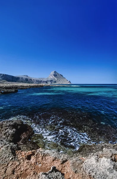 Sicilian rocky coastline — Stock Photo, Image