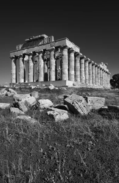 Tempio greco di Hera — Foto Stock