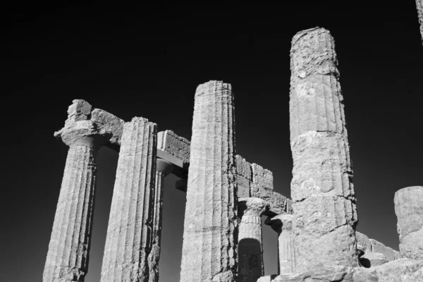 Juno chrám v Řecku — Stock fotografie