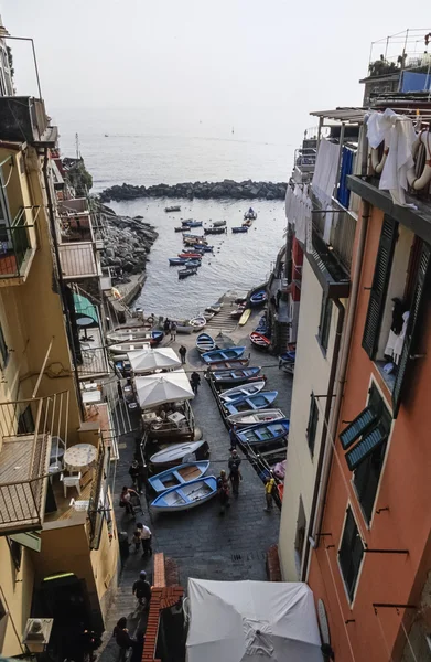 A Le Cinque Terre, Riomaggior — Stock Fotó