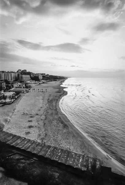 Adriatische Zee kust in Termoli — Stockfoto