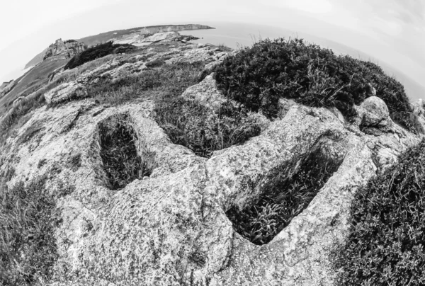 Tumbas antiguas en las islas Tremiti — Foto de Stock