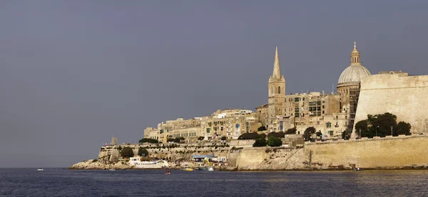 Valletta i St. John Co-katedra kopuła — Zdjęcie stockowe