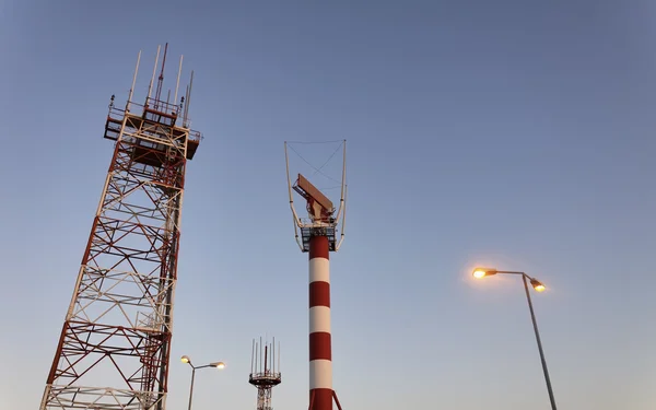 Sensori di controllo di volo e radar — Foto Stock