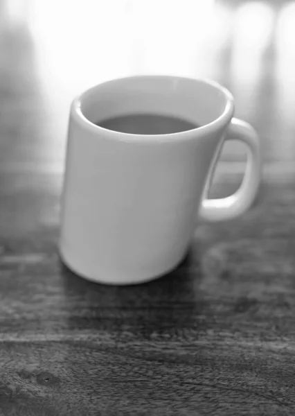 Kopje koffie met melk — Stockfoto