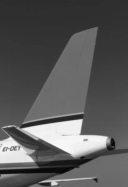 Airplane tail — Stock Photo, Image