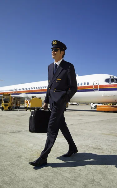 Male flight assistant — Stock Photo, Image