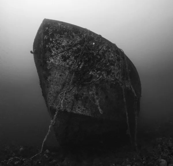 Sunken ship wreck — Stock Photo, Image