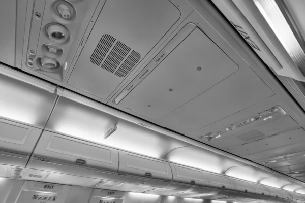 Airplane cabin — Stock Photo, Image