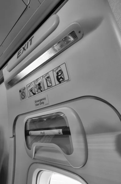 Airplane cabin — Stock Photo, Image