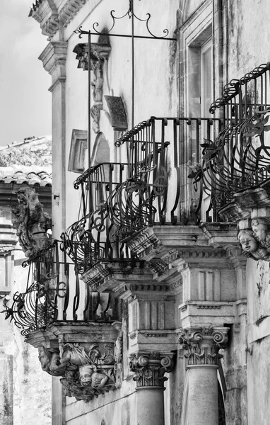 Palácio de Zacco fachada barroca — Fotografia de Stock