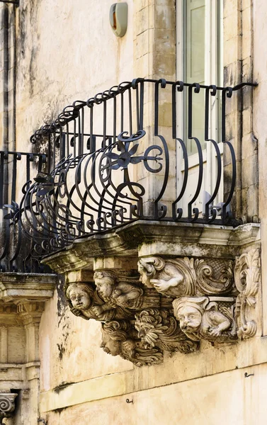 Zacco Palace baroque facade — Stock Photo, Image