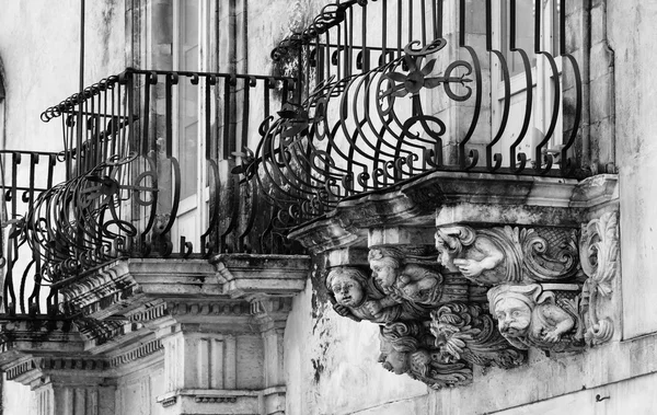 Palácio de Zacco fachada barroca — Fotografia de Stock