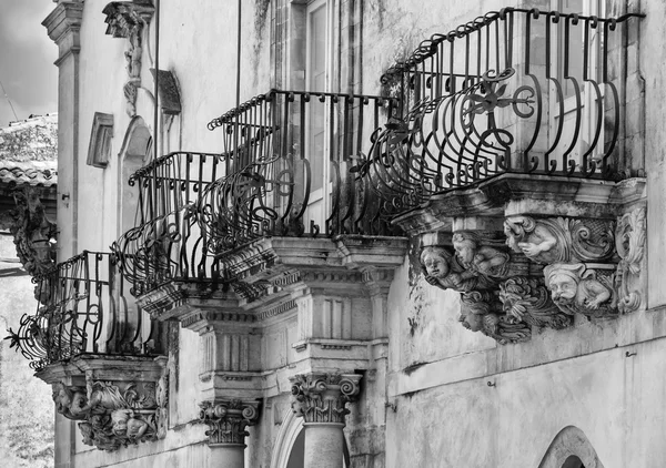 Palácio de Zacco fachada barroca — Fotografia de Stock