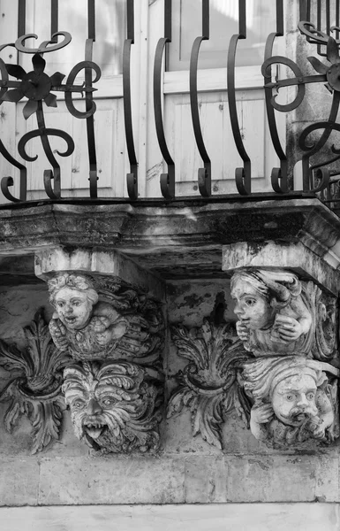 Zacco palota barokk homlokzat — Stock Fotó