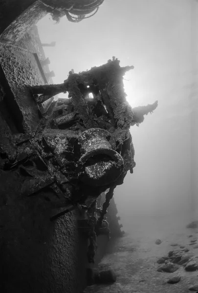 Naufrage d'un navire coulé — Photo