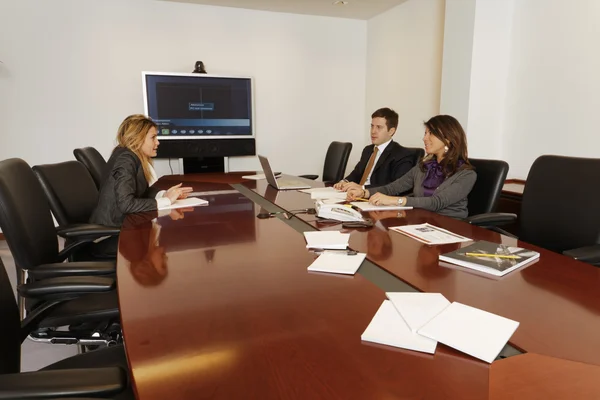 Reunião de negócios no escritório — Fotografia de Stock