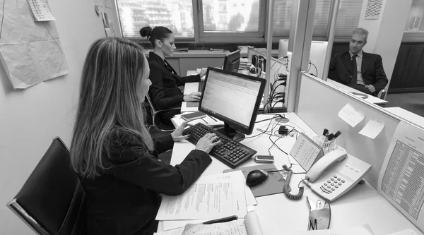 People working in an office — Stock Photo, Image