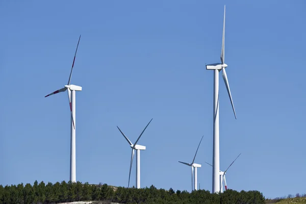 Aeolian energy turbines — Stock Photo, Image