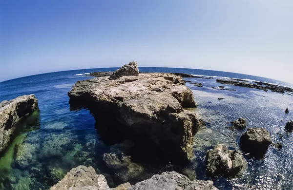 Phoenician-Roman Port ruins — Stock Photo, Image