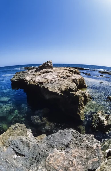 Rovine del porto fenicio-romano — Foto Stock