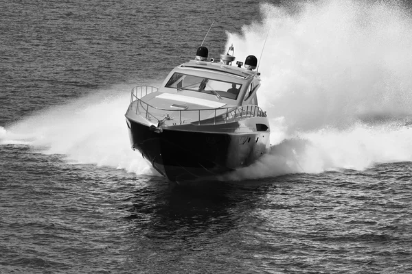 Vista aerea di yacht di lusso — Foto Stock