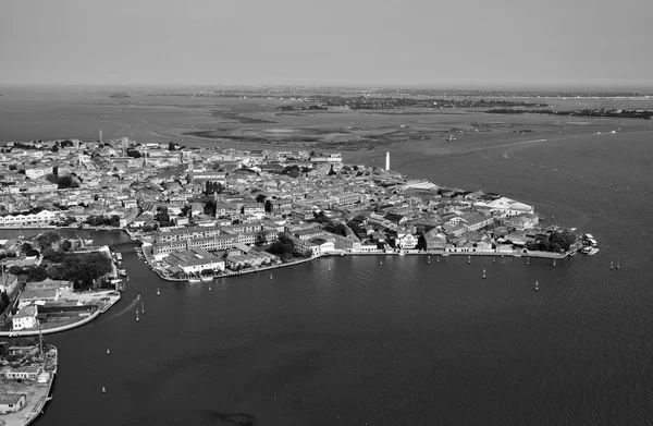 Isla de Murano y laguna veneciana — Foto de Stock