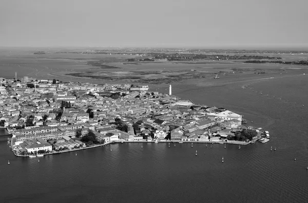 Isla de Murano y laguna veneciana — Foto de Stock