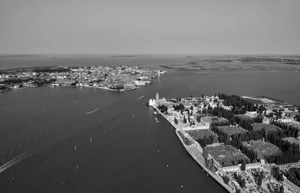 St. michele insel und venezianische lagune — Stockfoto