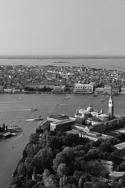 Letecký pohled na město Benátky — Stock fotografie